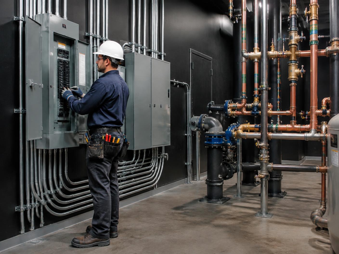 Electrical service by Lioness Contractors